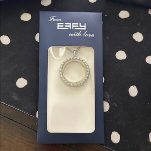 Effy Two-Tone Circle Pendant Necklace